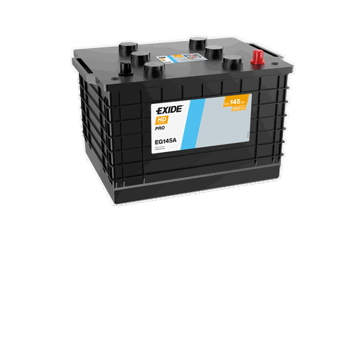 Batterie  EXIDE CV RANGE  EG145A 12 V 145 AH + 1000 AMPS EN + Droite 360x253x240