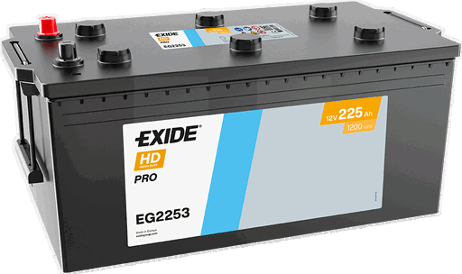 Batterie  EXIDE CV RANGE  EG2253 12 V 225 AH + 1200 AMPS EN + Gauche 518x274x240
