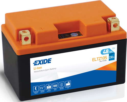 Batterie  EXIDE MOTO ELTZ10S 12 V 4 AH + 230 AMPS EN + Gauche 150x90x95