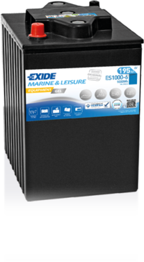 Batterie  EXIDE EQUIPMENT ES1000-6 6 V 195 AH + 0 AMPS EN + Droite  244x190x275