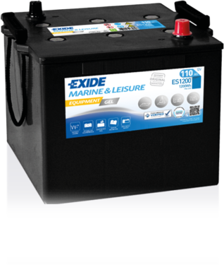 Batterie  EXIDE EQUIPMENT ES1200 12V 110 AH + 0 AMPS EN + 2 286x269x230