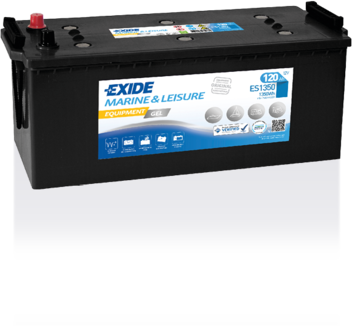 Batterie  EXIDE EQUIPMENT ES1350 12 V 120 AH + 0 AMPS EN + Gauche 513x189x223
