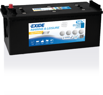 Batterie  EXIDE EQUIPMENT ES1600 12 V 140 AH + 0 AMPS EN + Gauche 513x223x223