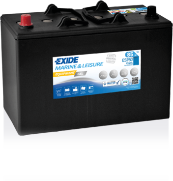 Batterie  EXIDE EQUIPMENT ES950 12 V 85 AH + 0 AMPS EN + Gauche 330x170x235