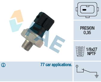 Pressostat d'huile