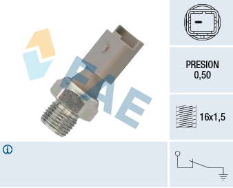 Pressostat d'huile