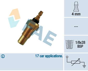 Sonde de température, liquide de refroidissement