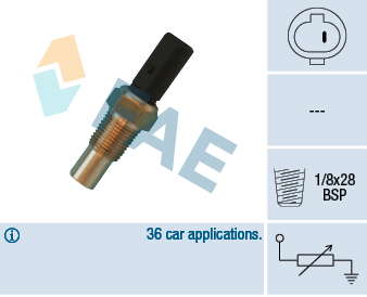 Sonde de température, liquide de refroidissement