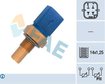 Sonde de température, liquide de refroidissement