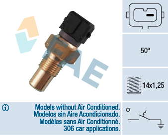Contact thermique (voyant avertisseur de l'agent réfrigérant)