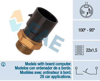 Thermocontact pour ventilateur de radiateur