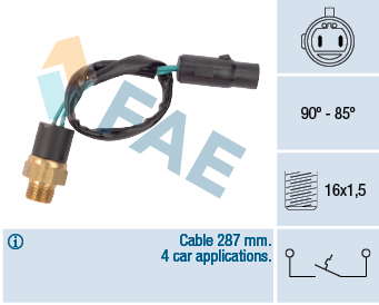 Thermocontact pour ventilateur de radiateur