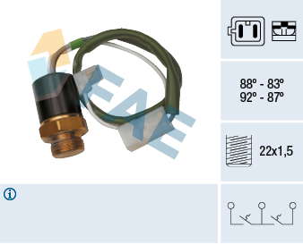 Thermocontact pour ventilateur de radiateur