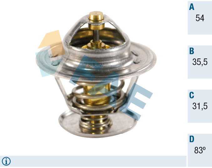 Thermostat d'eau