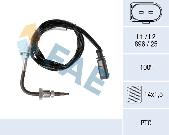 Palpeur de température des gaz