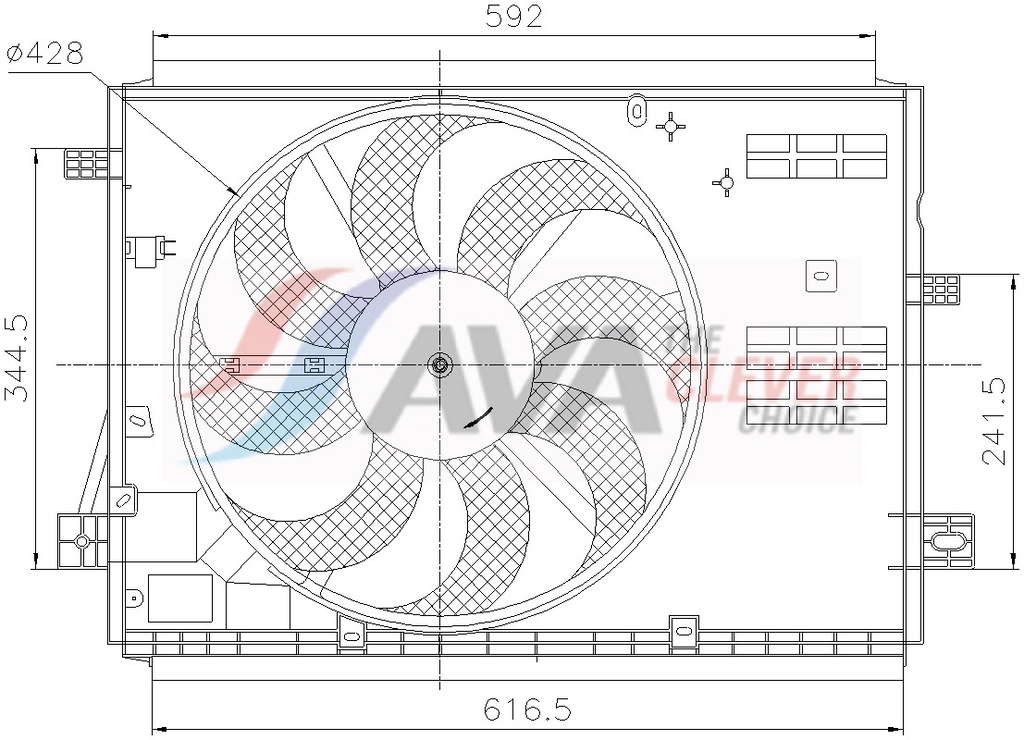 Ventilateur de radiateur