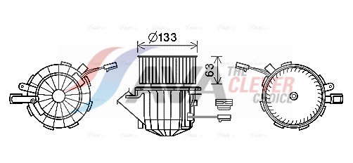 Moteur électrique, pulseur d'air d'habitacle