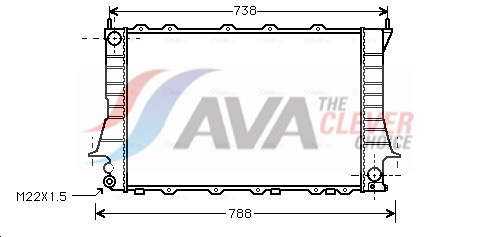Radiateur du moteur