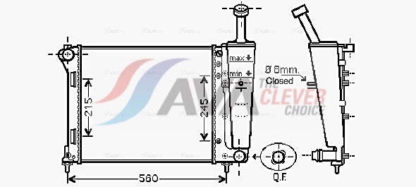 Radiateur du moteur