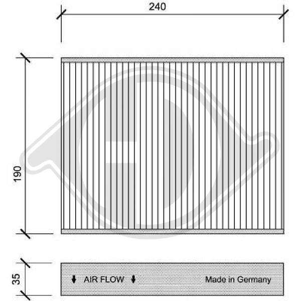 Filtre d'habitacle