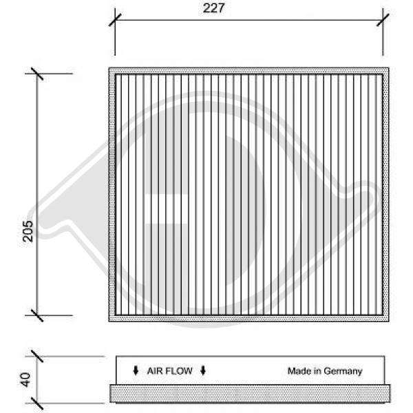 Filtre d'habitacle