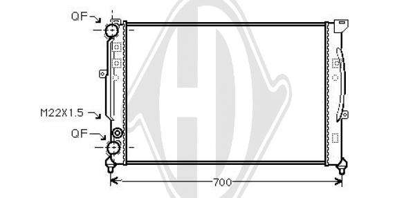 Radiateur du moteur