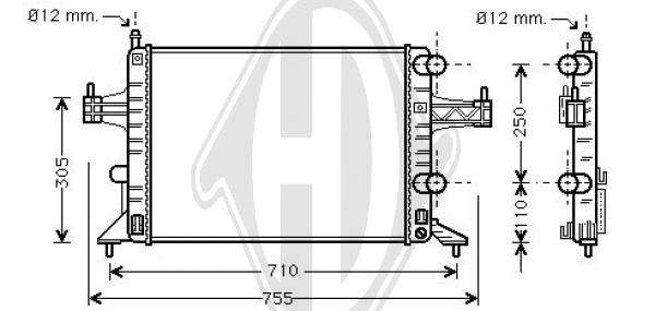 Radiateur du moteur