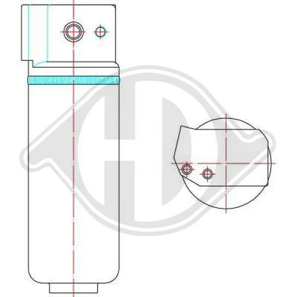 Filtre déshydrateur clim