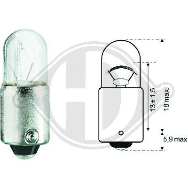 Ampoule, feu d'accès