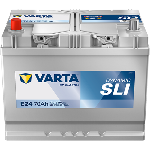 Batterie VARTA BLUE dynamic E24 12v 70ah 630amps+Gauche ETN 570413063