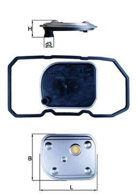 Kit de filtre hydraulique pour boîte automatique