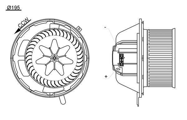 Pulseur d'air habitacle