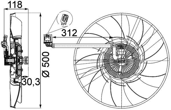 Ventilateur de radiateur