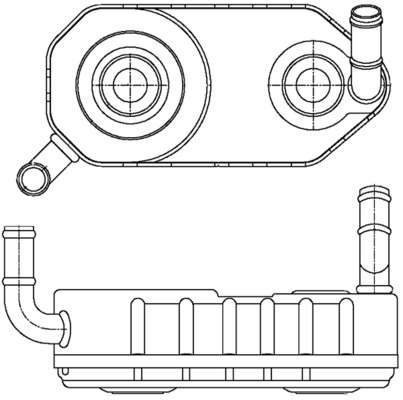 Radiateur d'huile de boite de vitesse automatique