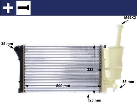 Radiateur du moteur
