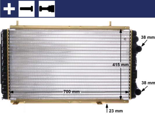 Radiateur du moteur