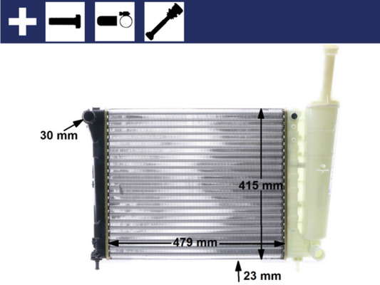 Radiateur du moteur