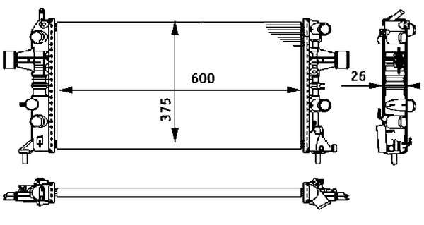 Radiateur du moteur