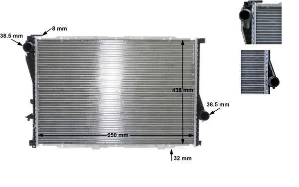 Radiateur du moteur