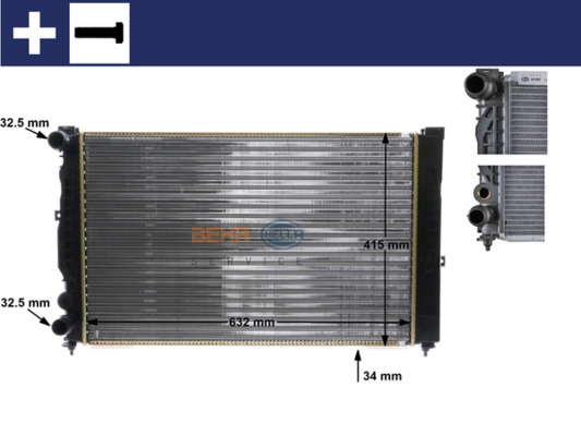 Radiateur du moteur