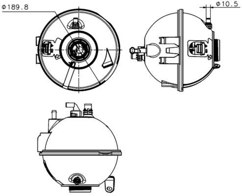 Vase d'expansion, liquide de refroidissement