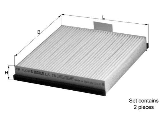 Filtre d'habitacle