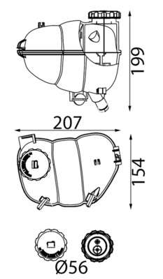 Vase d'expansion, liquide de refroidissement