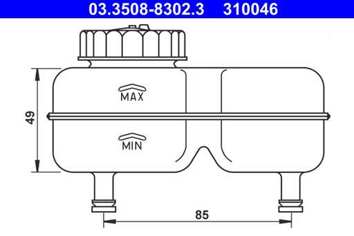 Vase d'expansion (liquide de frein)