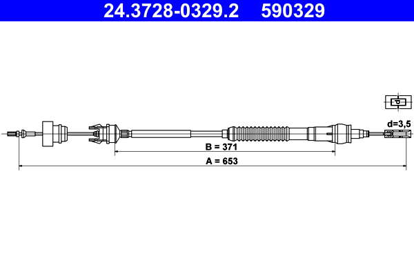 Câble embrayage