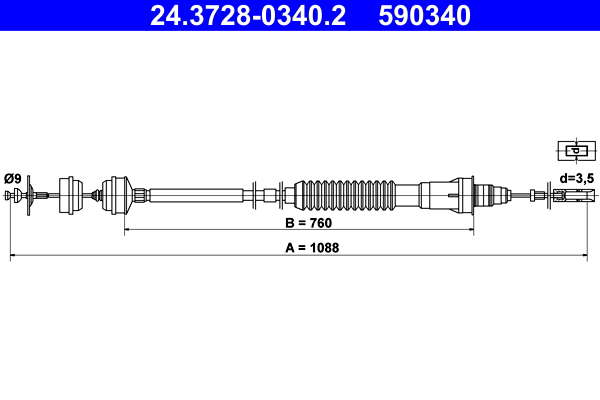 Câble embrayage