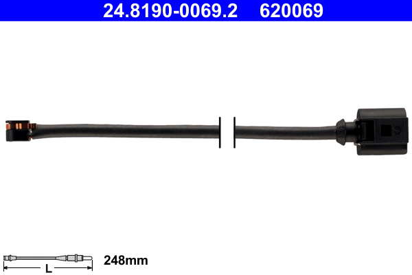 Témoin d'usure (plaquettes de frein) x2