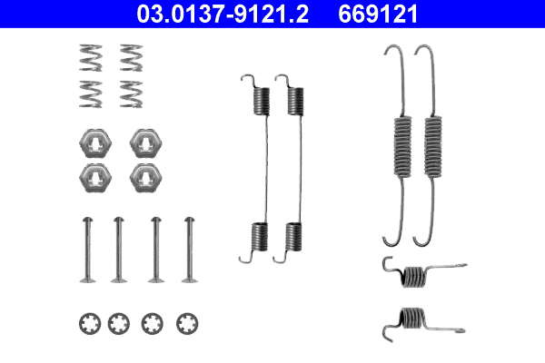 Kit d'accessoires, mâchoire de frein