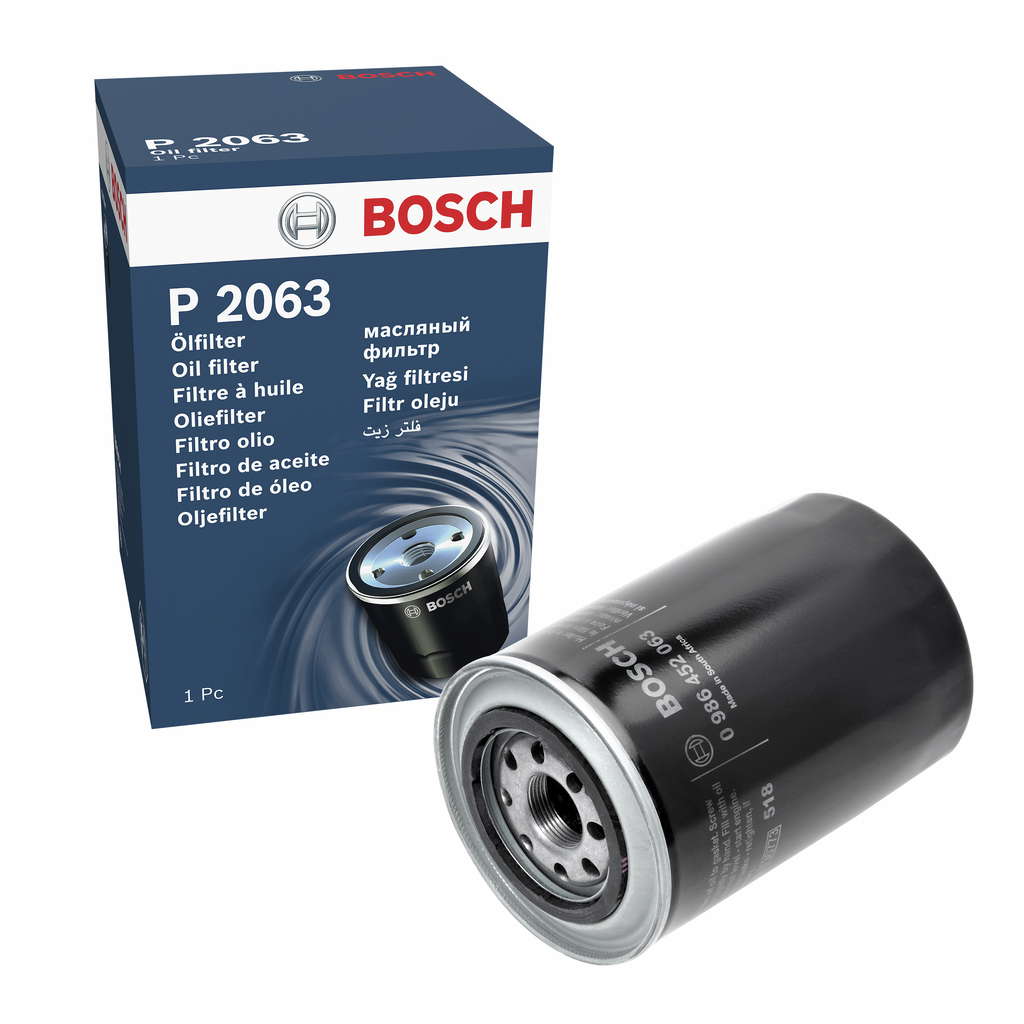 Bosch P2063 - Filtre à huile auto
