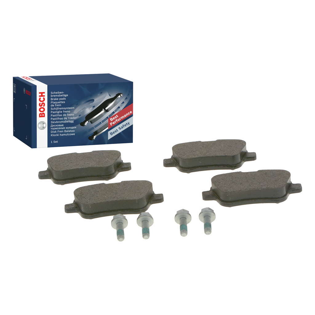 Bosch BP1509 Plaquettes de frein  - Essieu arrière - 1 jeu de 4 plaquettes